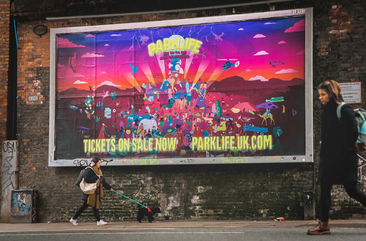 Punchy graphics hit the spot for Parklife 2020