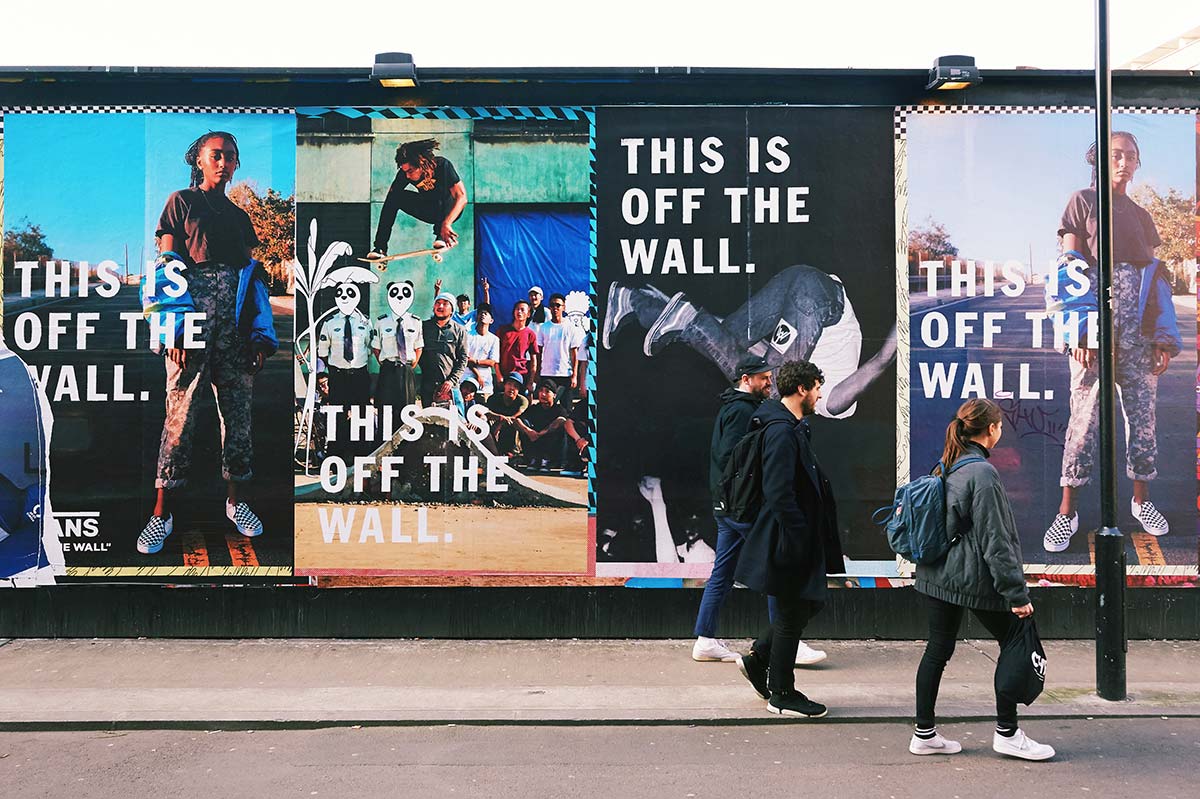 vans off the wall advertising