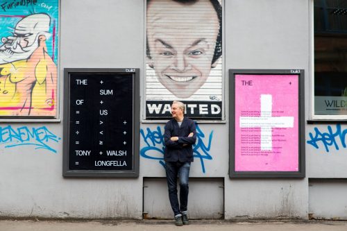 The Sum of Us – new Tony Walsh poem displayed in the heart of the Northern Quarter