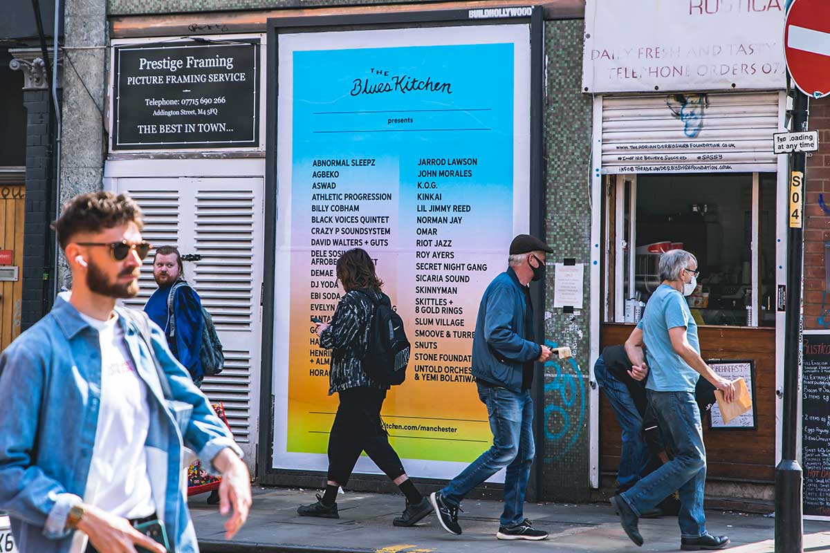 The Blues Kitchen: Manchester - Street posters - JACK ARTS