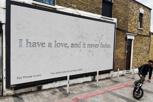 For those I love: Debut album - Creative billboards - DIABOLICAL