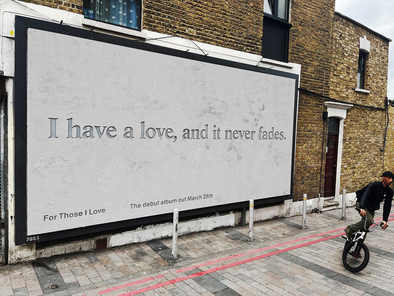 For those I love: Debut album - Creative billboards - DIABOLICAL