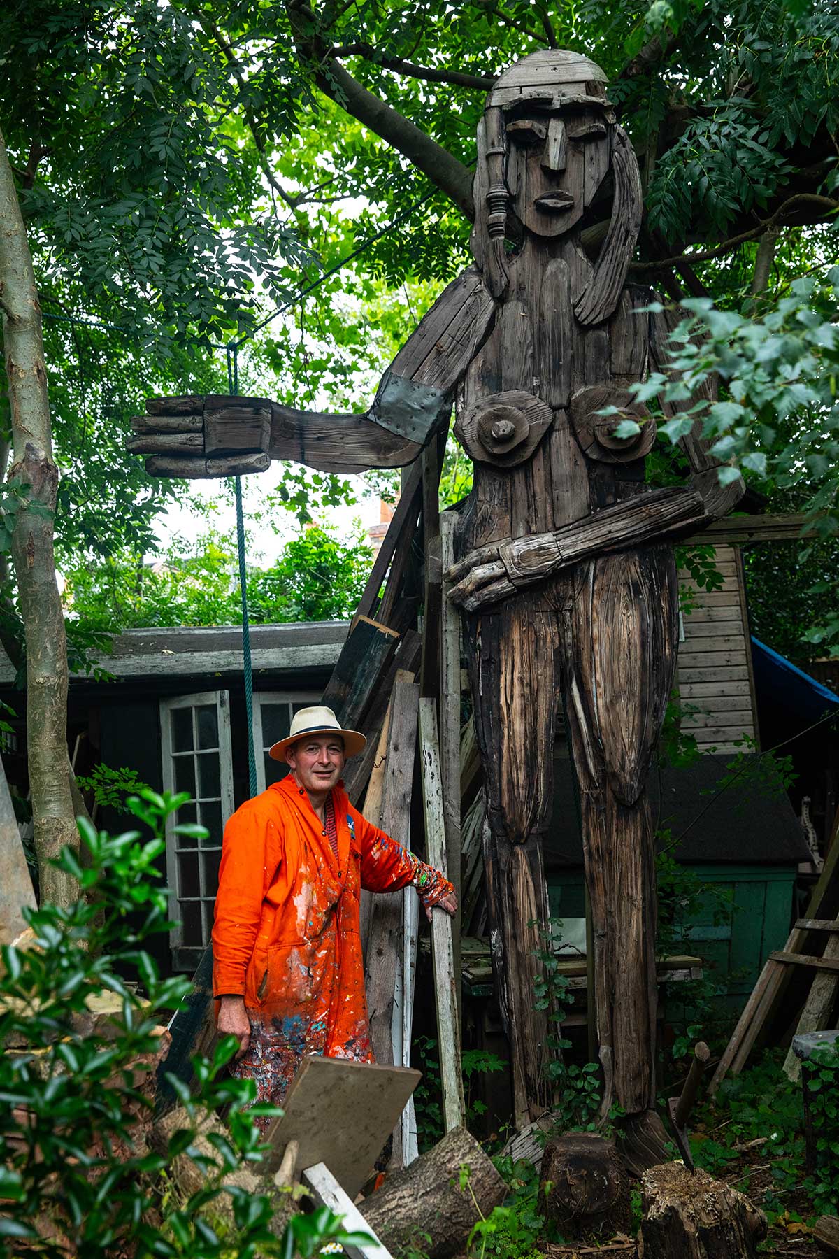 Outsider Environments Europe: Ben Wilson, Wooden structures and decorated  chewing gum