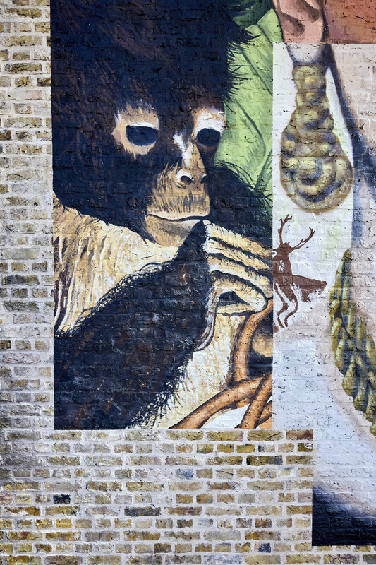 Frida Kahlo mural at Blackfriars Station 
