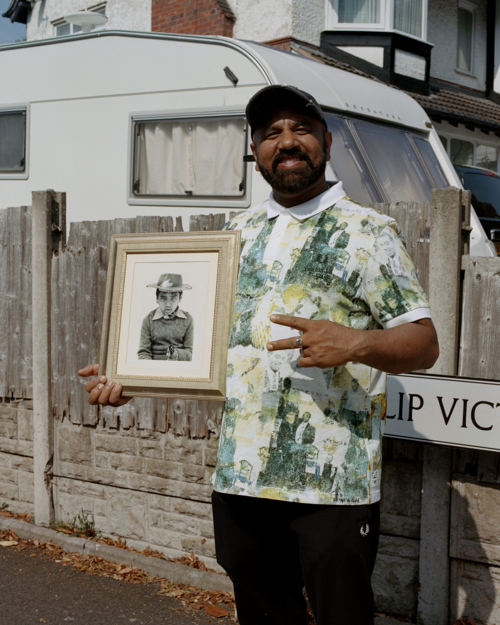 Raj for Fred Perry’s Never Far From Home campaign / Photography by Derrelle Elijah.